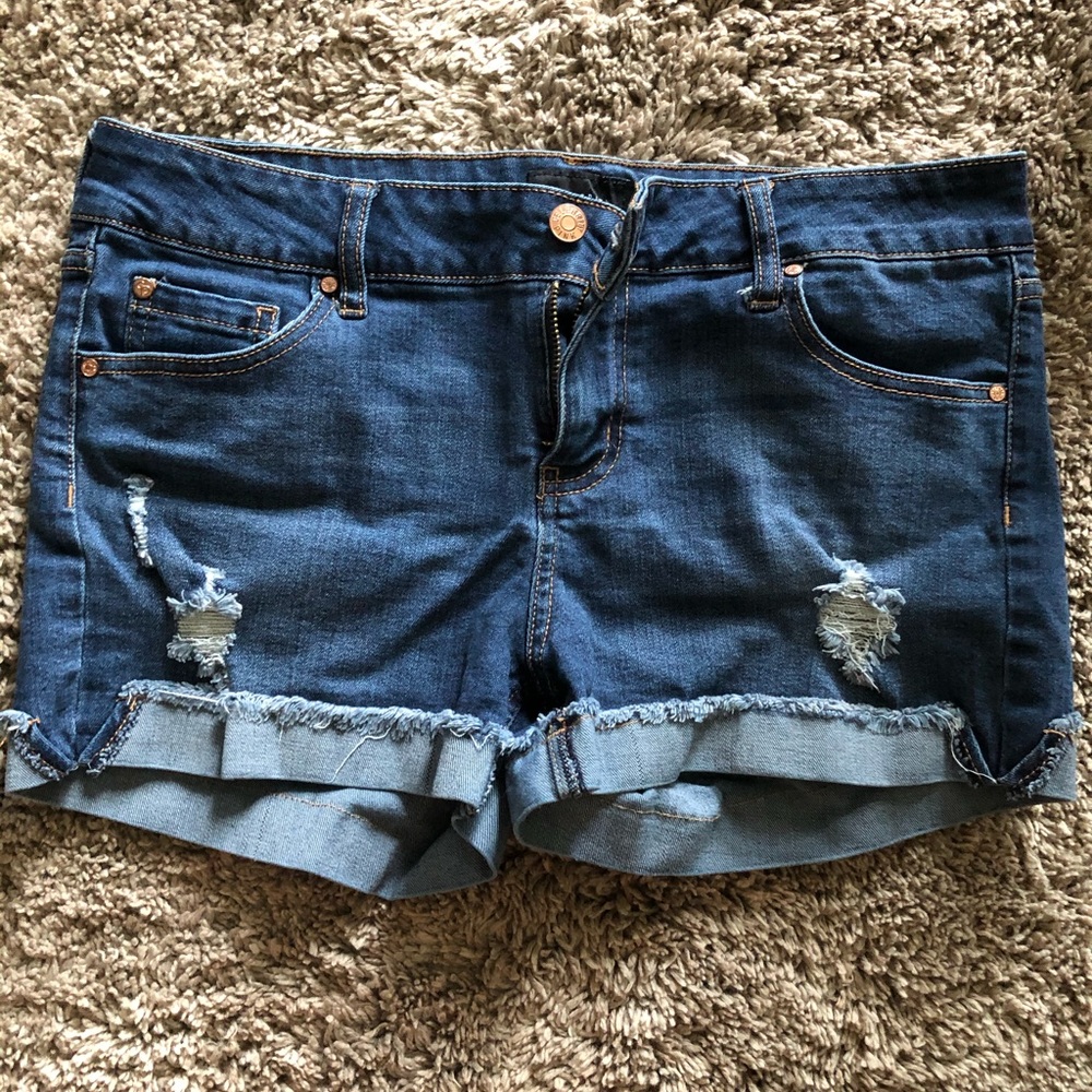 Denim shorts